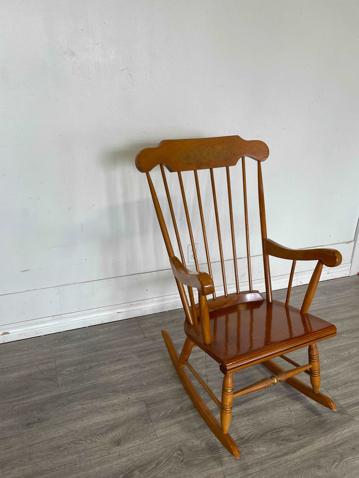 24"W Solid Wood Rocking Chair