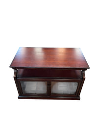 Solid Redwood TV Stand