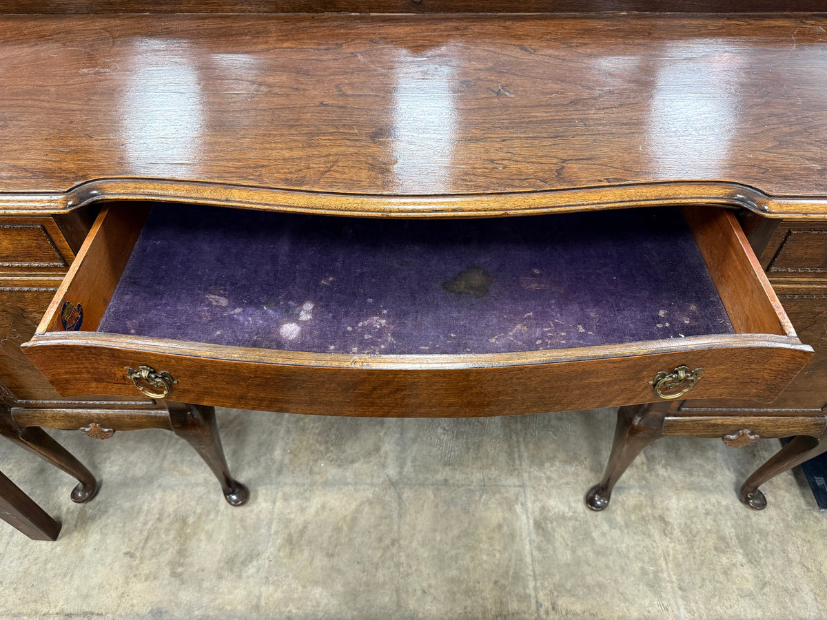 Large Vintage Wood Sideboard
