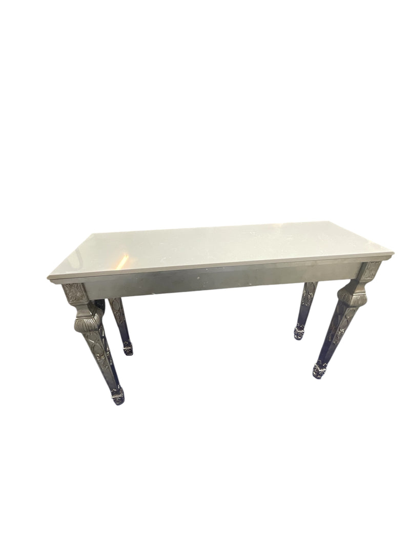 Natural Stonetop Baroque Console Table