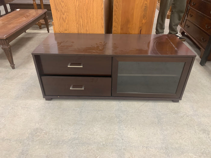 Mahogany TV Stand With Drawers