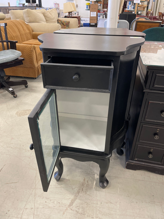 Black Small Display Cabinet #WE5