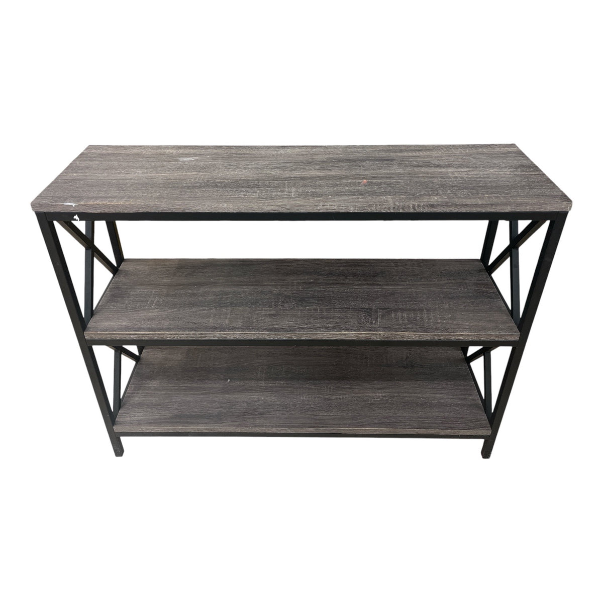 Grey Industrial Bookshelf