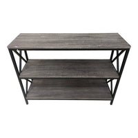 Grey Industrial Bookshelf