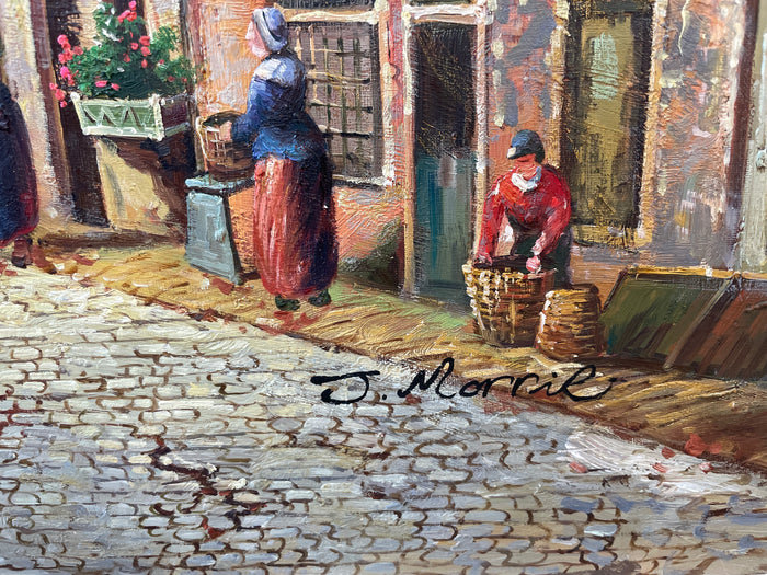 Artwork - Original Oil - European Country Town
