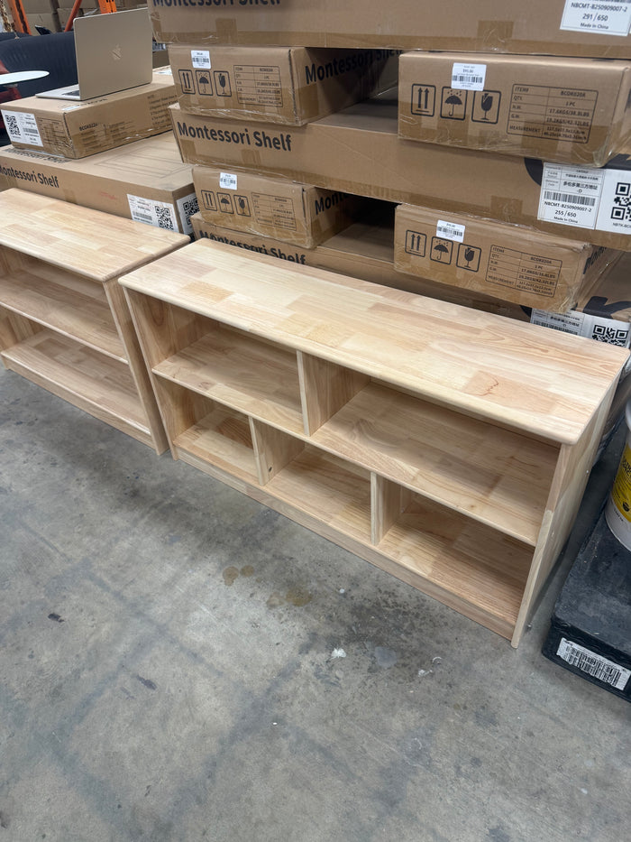 Light Wood Montessori Shelf