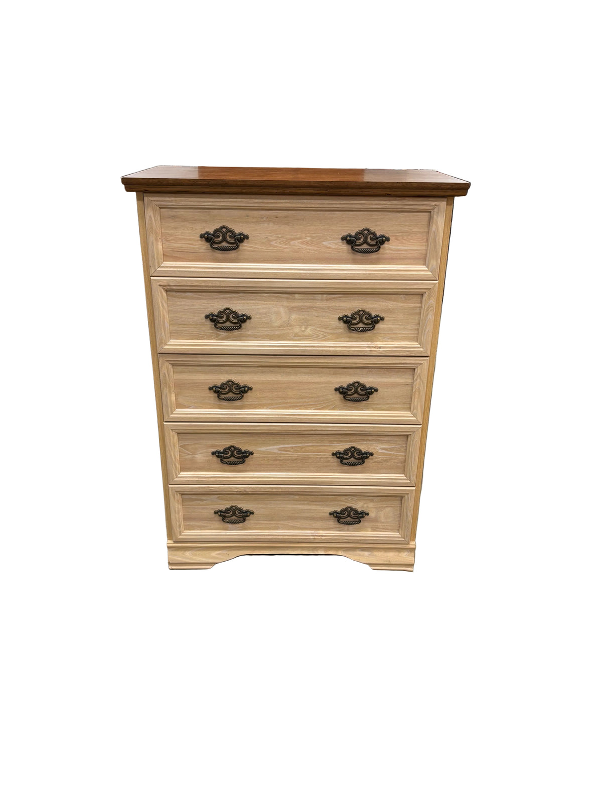 Light Wood Tallboy Dresser