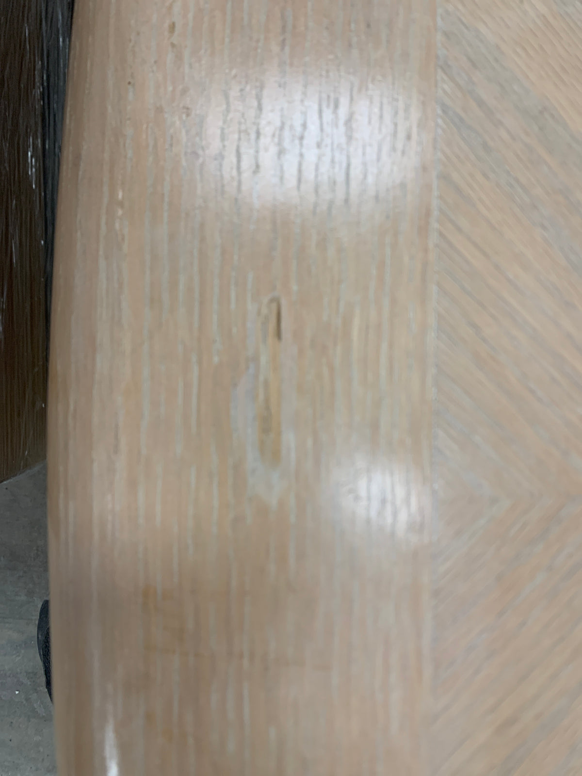 White Washed Beige Sidetable