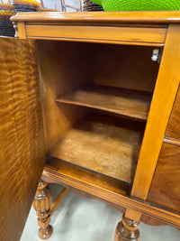 Vintage Honey Brown Sideboard W/Drawers