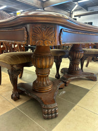 Flavia Extendable Dining Set with 6 chairs