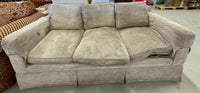 Beige 3-seat Loop Fabric Sofa