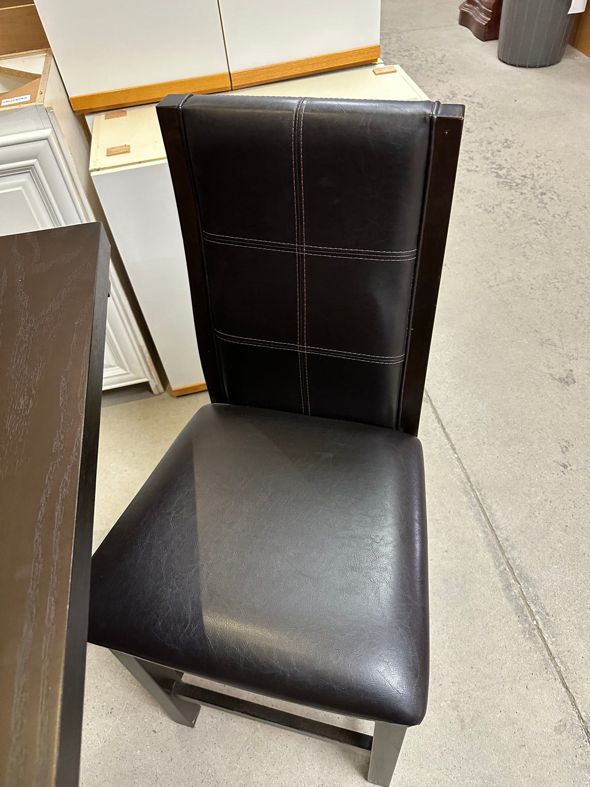 Modern Counter Height Dining Table and 6 Chairs