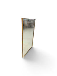Minimalistic Modern Gold Wall Mirror