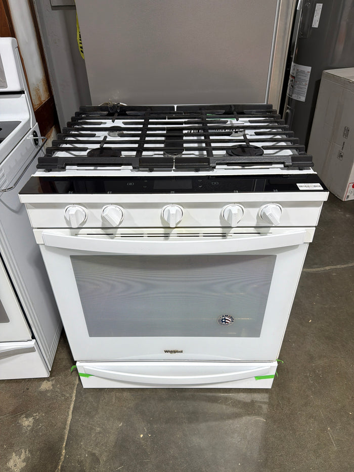 White Whirlpool Gas Range WWGR15