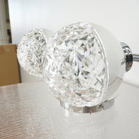 2-Light LED Wall Sconce with Crystallized Globe Shades (45285-LWU)