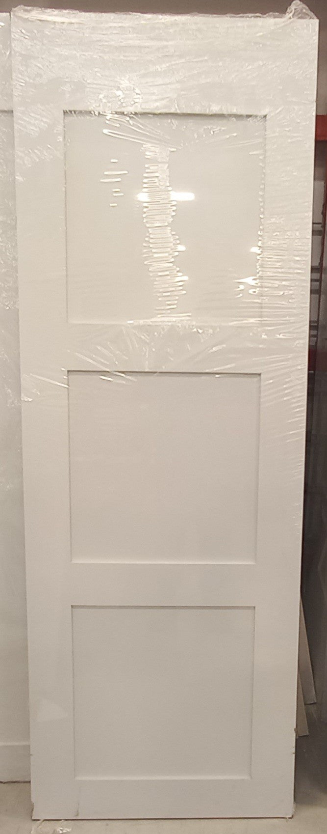28-Inch x 80-Inch 3-Panel Wood Door