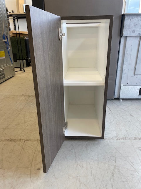 Dark Brown 12 Inch Wide Base Kitchen Cabinet