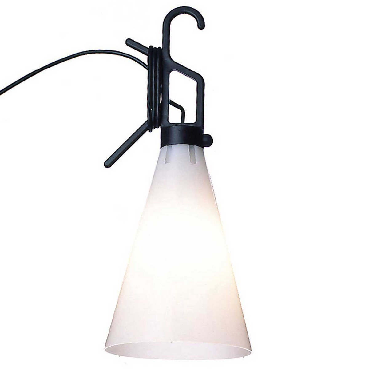 1-Light Mayday Pendant in Black Finish