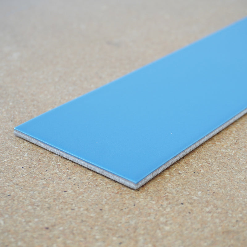 4x12-inch Ral Ceramic Tiles in Glossy Blue 11 sq. ft. (33 pcs)