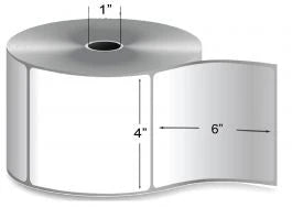 4" x 6"  Direct Thermal Desktop Label Rolls (16 Rolls/Box)