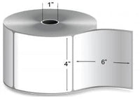 4" x 6"  Direct Thermal Desktop Label Rolls (16 Rolls/Box)
