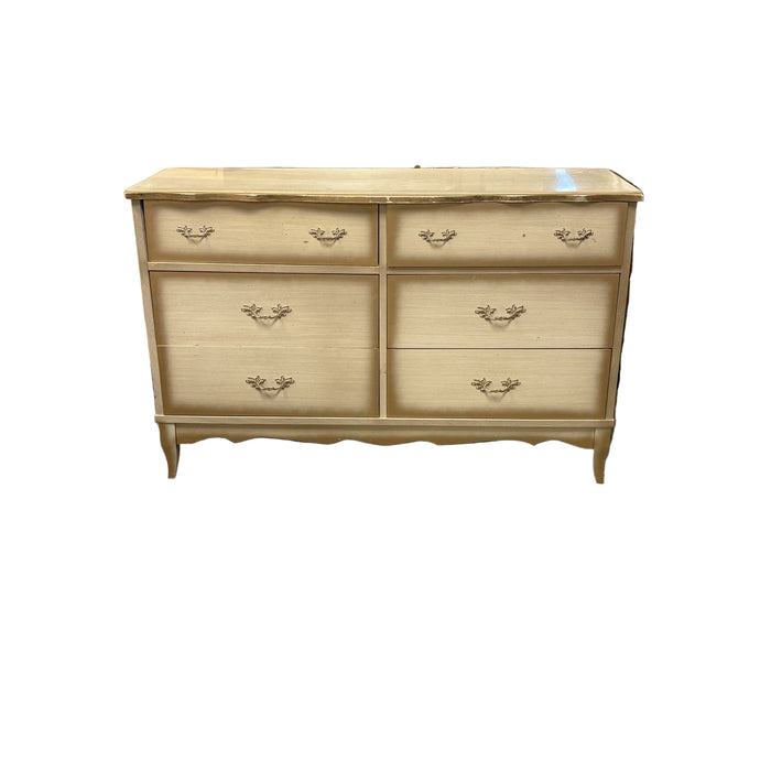 50-Inch French Provincial Dresser White