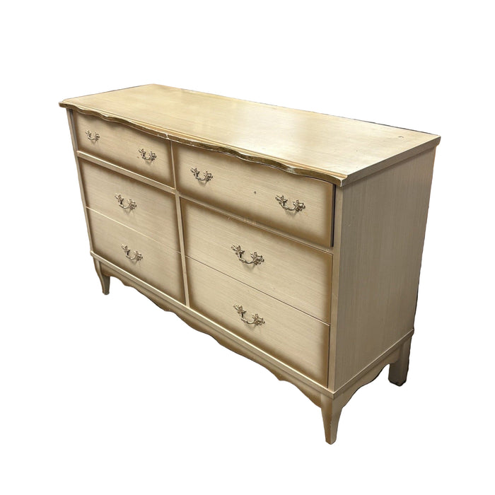 50-Inch French Provincial Dresser White