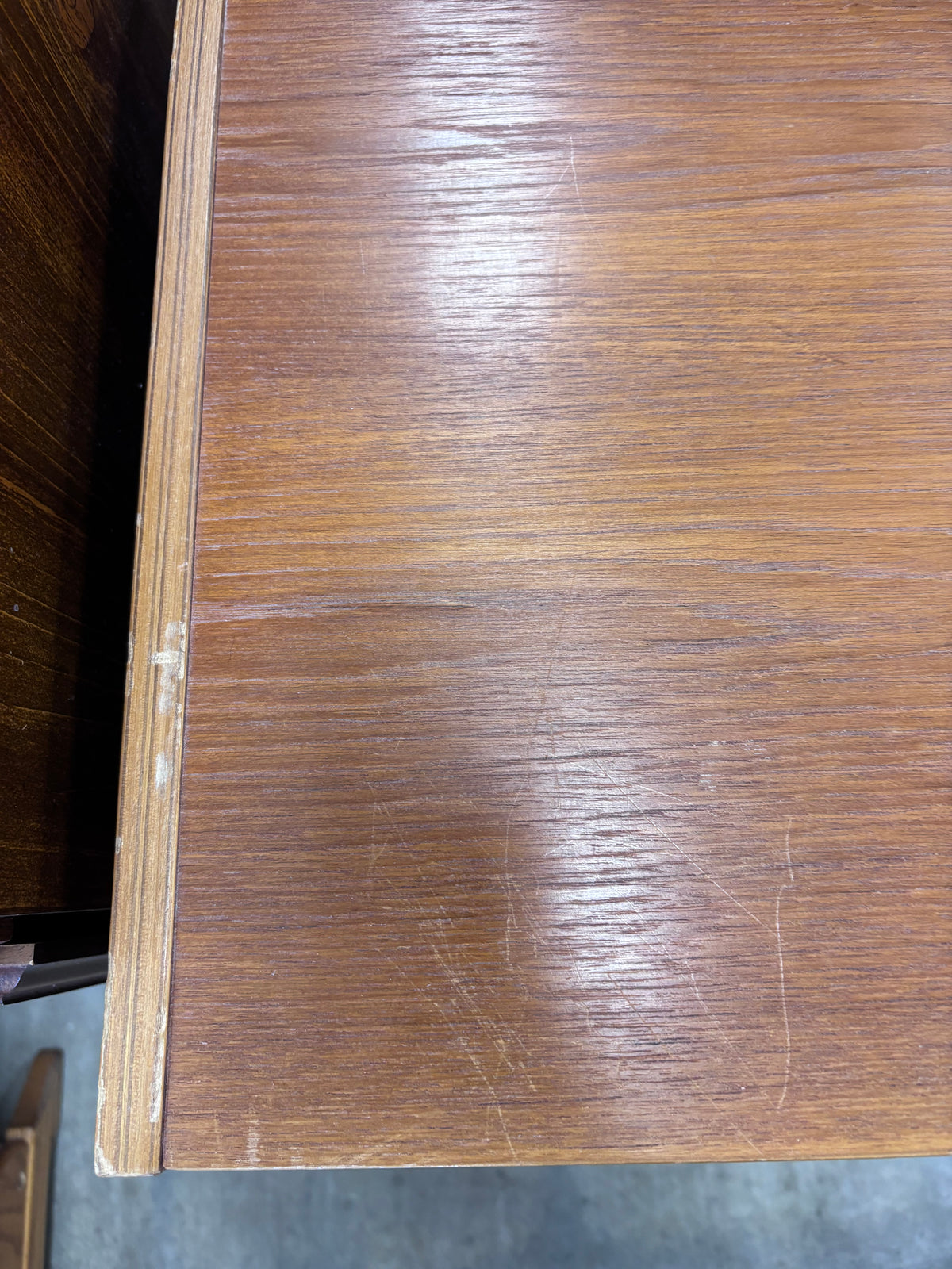 Mid-Century Modern Wooden Credenza