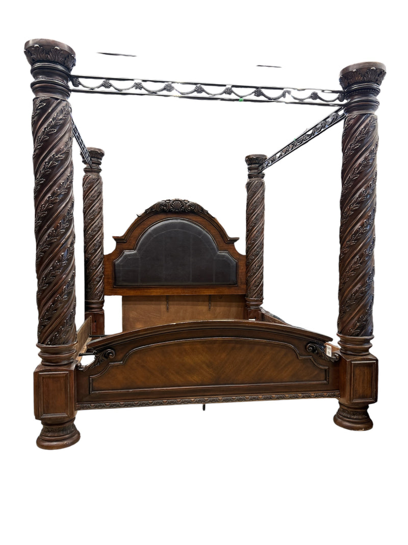 Romulus Four Poster Bed - King Size