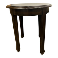 Espresso Round Side Table