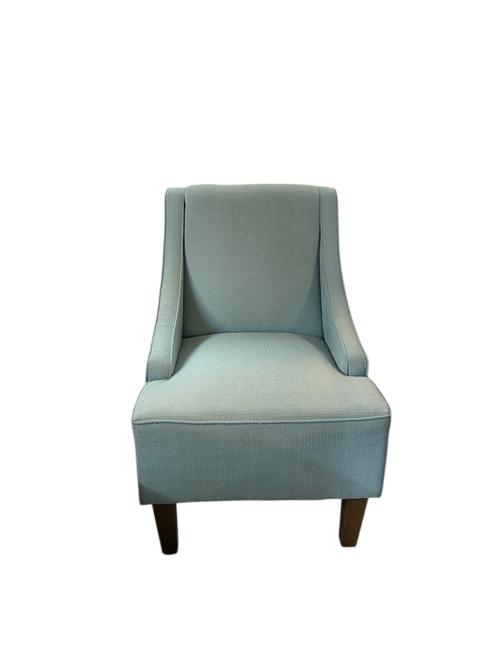 Blue Upholstered Accent Chair