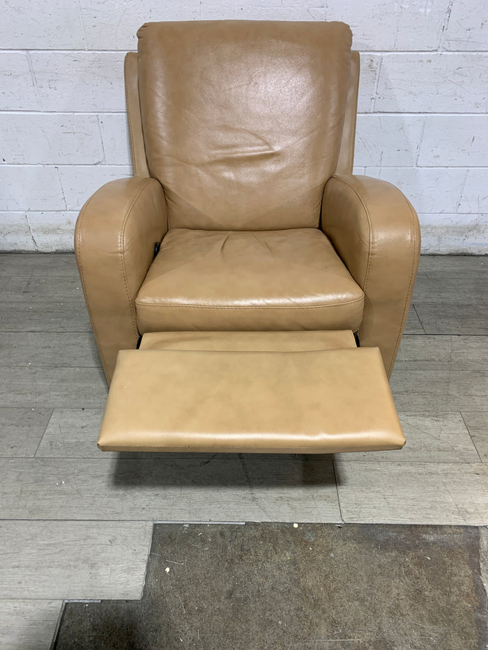 Natuzzi Edition Italian Leather Recliner Chair