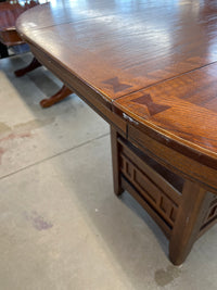 42" Diameter High Top Table w Leaf
