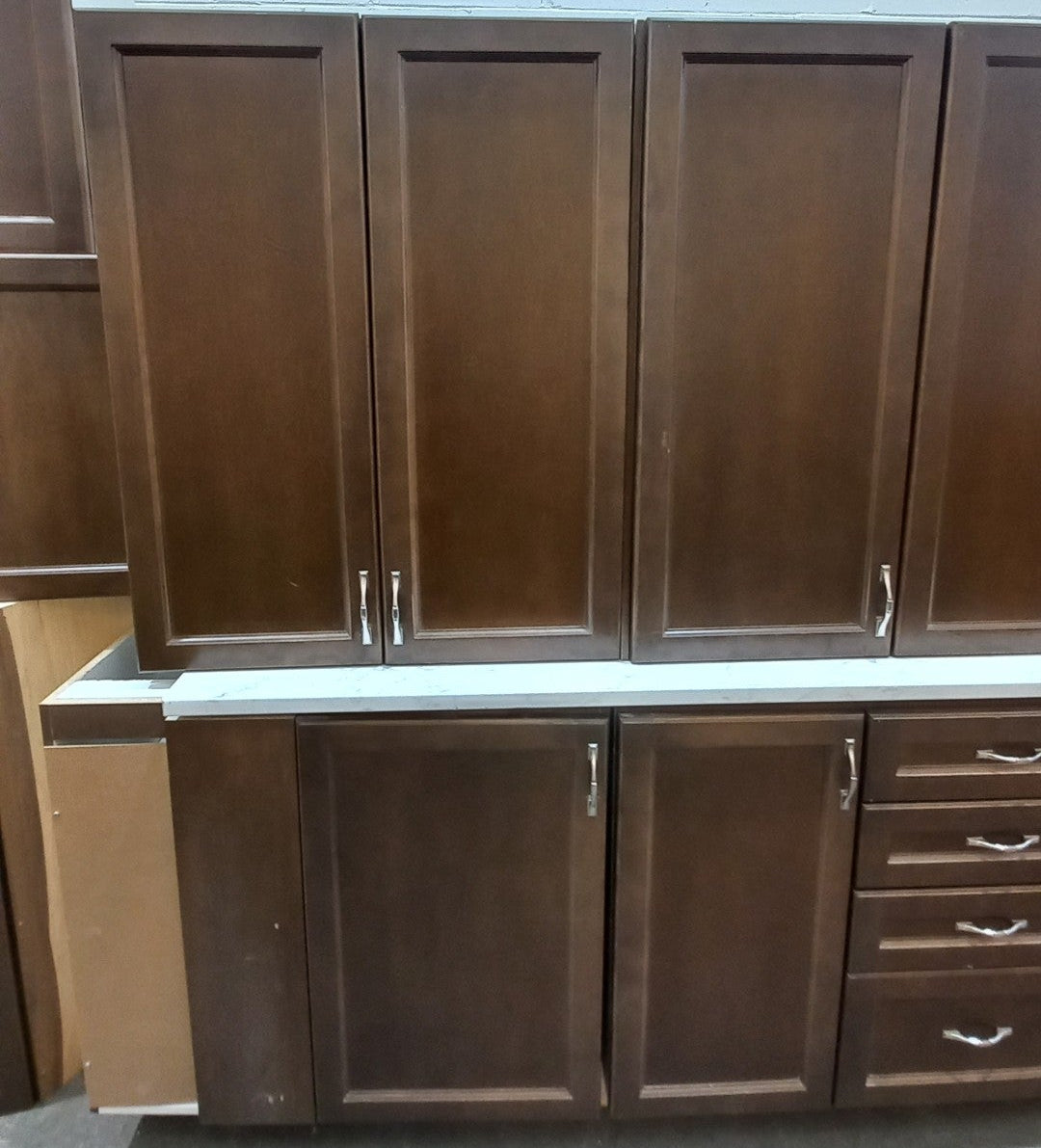 14 Cabinet Brown Kitchen Set