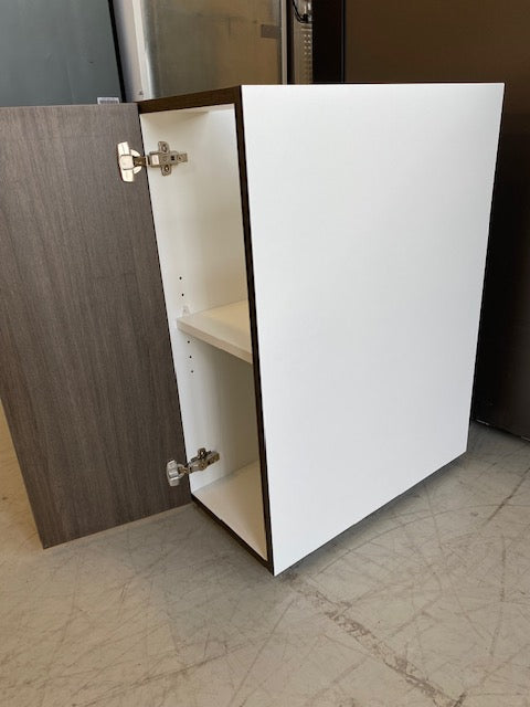 Dark Brown 12 Inch Wide Base Kitchen Cabinet
