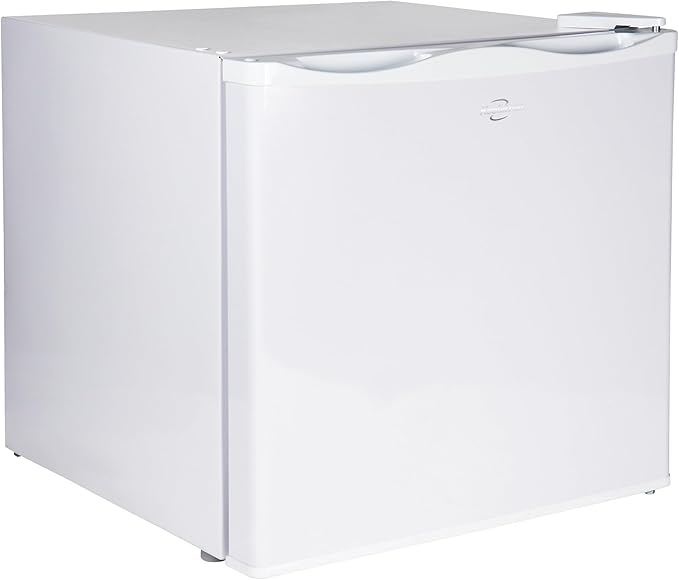 Koolatron 1.2 Cubic Feet Capacity White Upright freezer - 1 wired shelf, Garage Ready, Meat Storage, Manual Defrost, Space Saving, For Home, Apartment, Basement, Dorm, Room