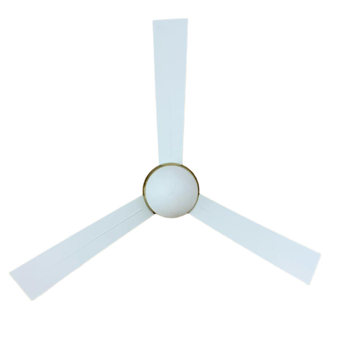 52-inch Dia. Opal LED Ceiling Fan in White NO REMOTE