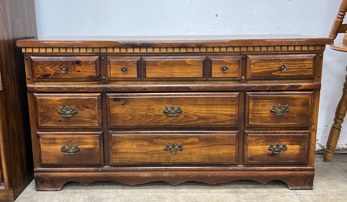 Dark Brown Wooden Dresser