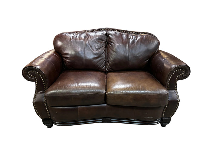 Brown Two Seater Sofa