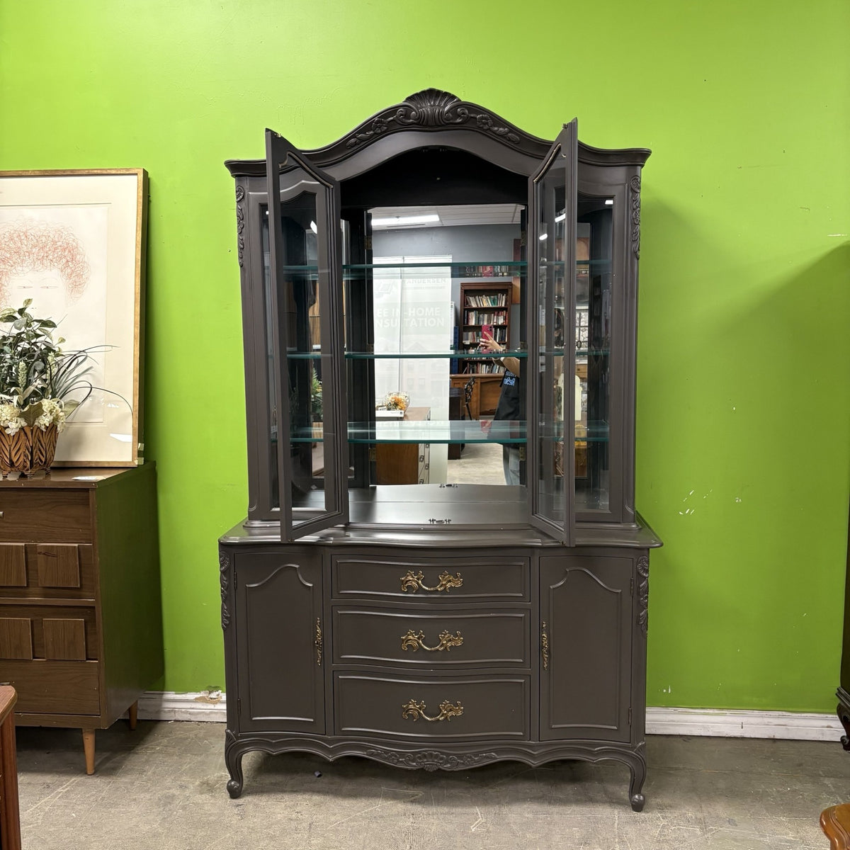 53-Inch French Provincial Hutch