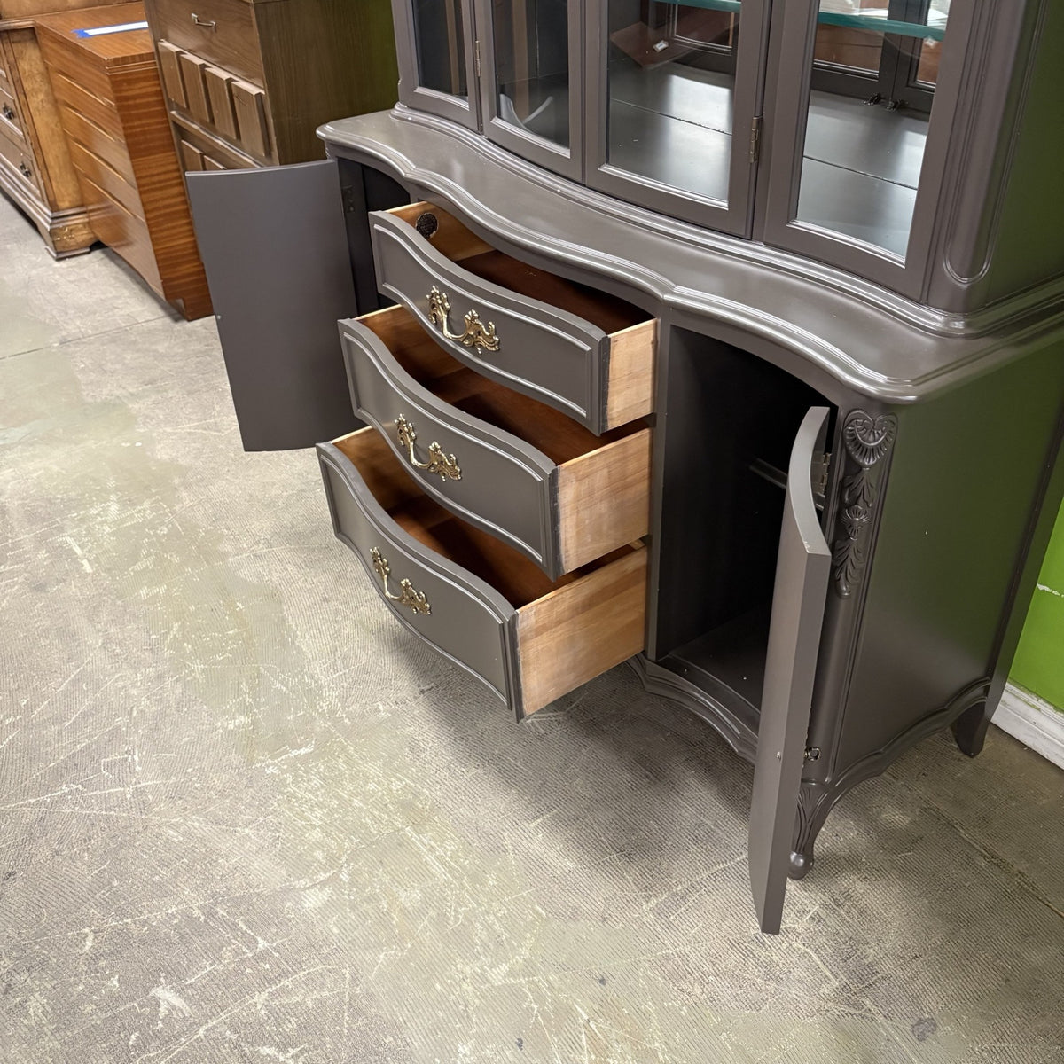 53-Inch French Provincial Hutch