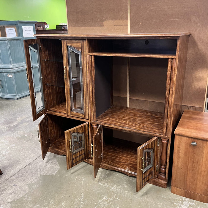 53-Inch Wooden TV Entertainment Center