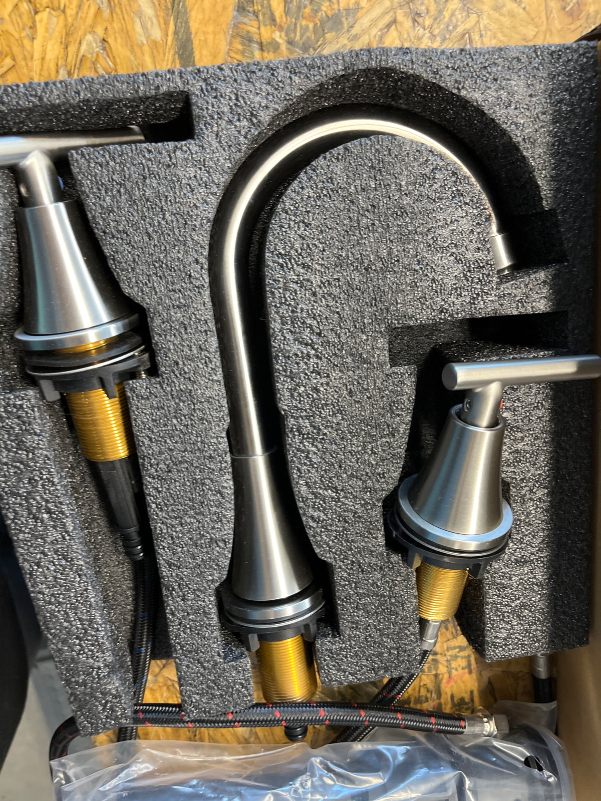 8" Brushed Nickel Basin Faucets (2)