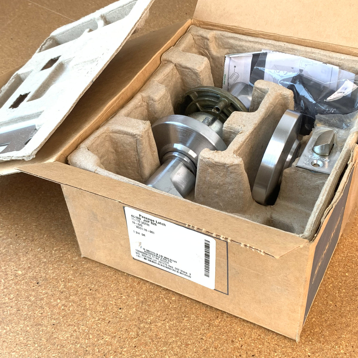 Schlage AL10S JUP 626 Grade 2 Passage Door Lever in Satin Chrome