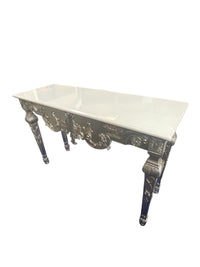 Natural Stonetop Baroque Console Table