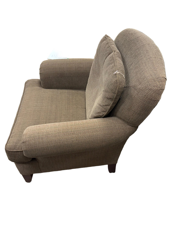 Brown Chenille Accent Chair