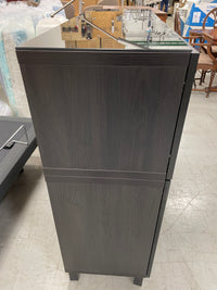 Modern Two-Level Storage Unit in Black