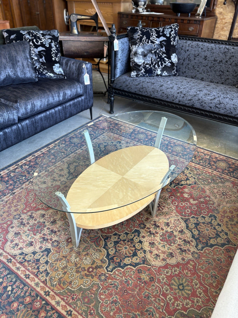 47 Inch Oval Coffee Table
