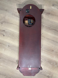 39" H Bulova Tatianna Solid Wood Wall Clock