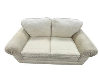 Traditional Cream-Colored Loveseat